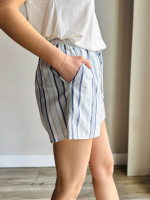 Celeste Striped Shorts