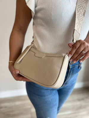 Savannah Crossbody Bag - Ivory