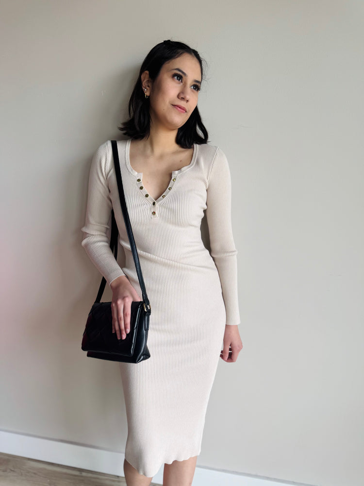 Marissa Bodycon Sweater Midi Dress