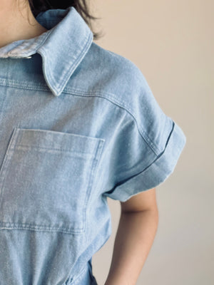 Jaycie Button Down Romper