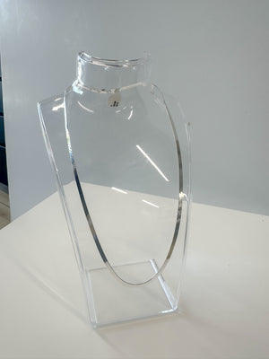 Herringbone Chain Necklace - Silver