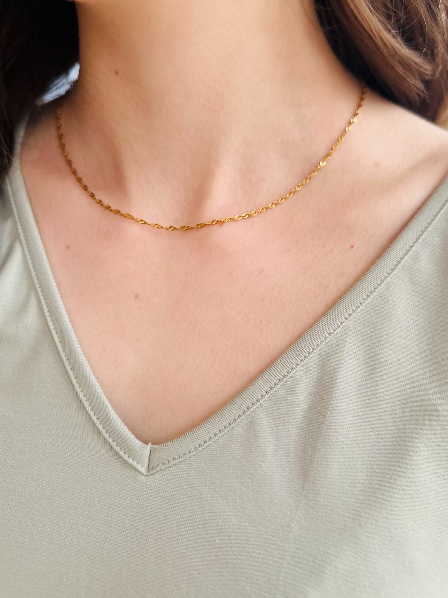 Twisted Chain Necklace - 27 West