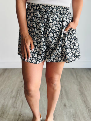 Jolene Floral Print Flowy Shorts