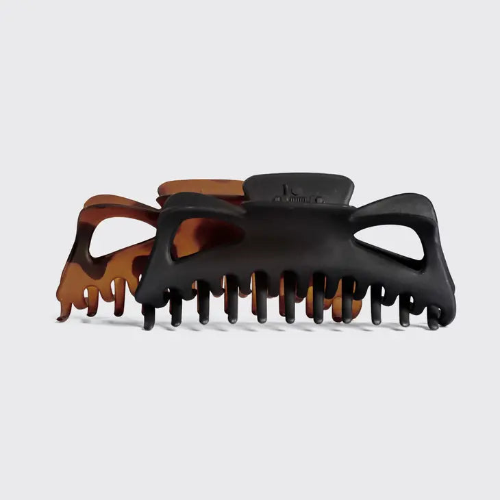 Jumbo Classic Claw Clips 2pc - Black & Tort