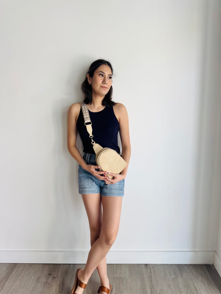 Alaina Microribbed Tank Top