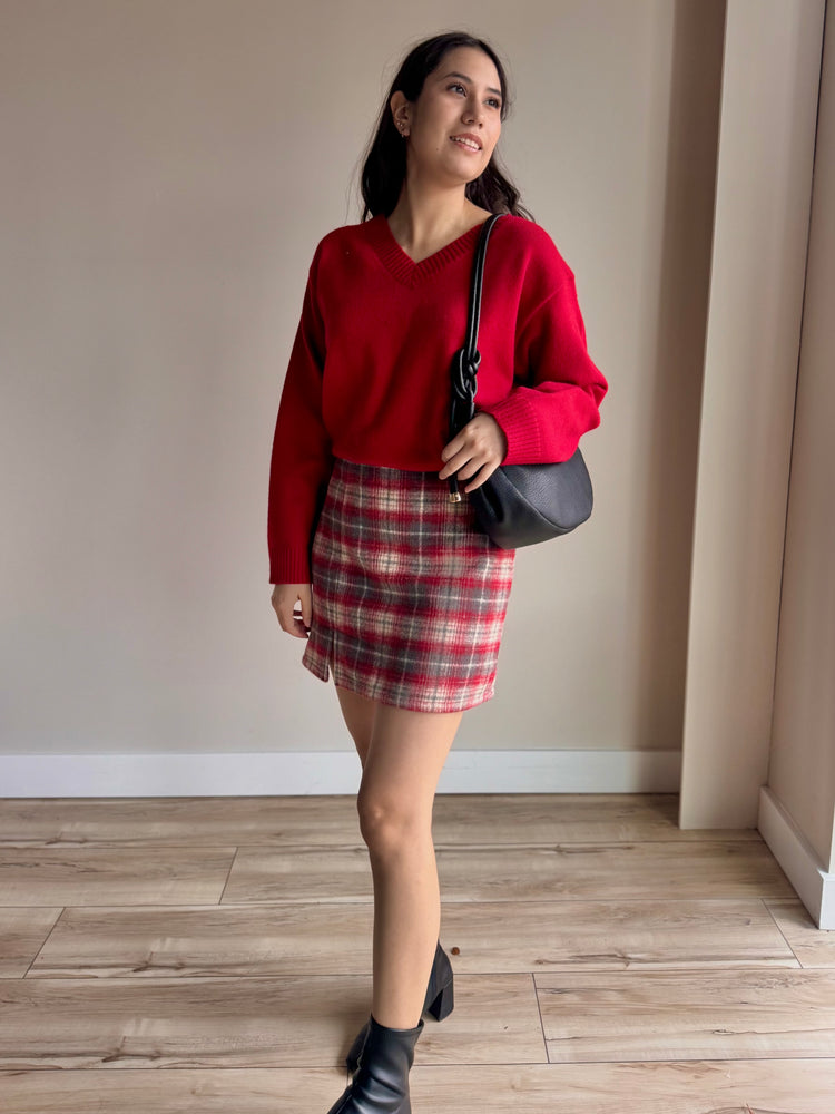 Lola Plaid Mini Skirt
