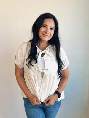 Lola Front Tie Blouse