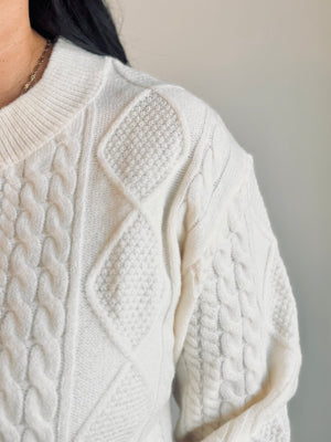 Kristina Cable Knit Cardigan