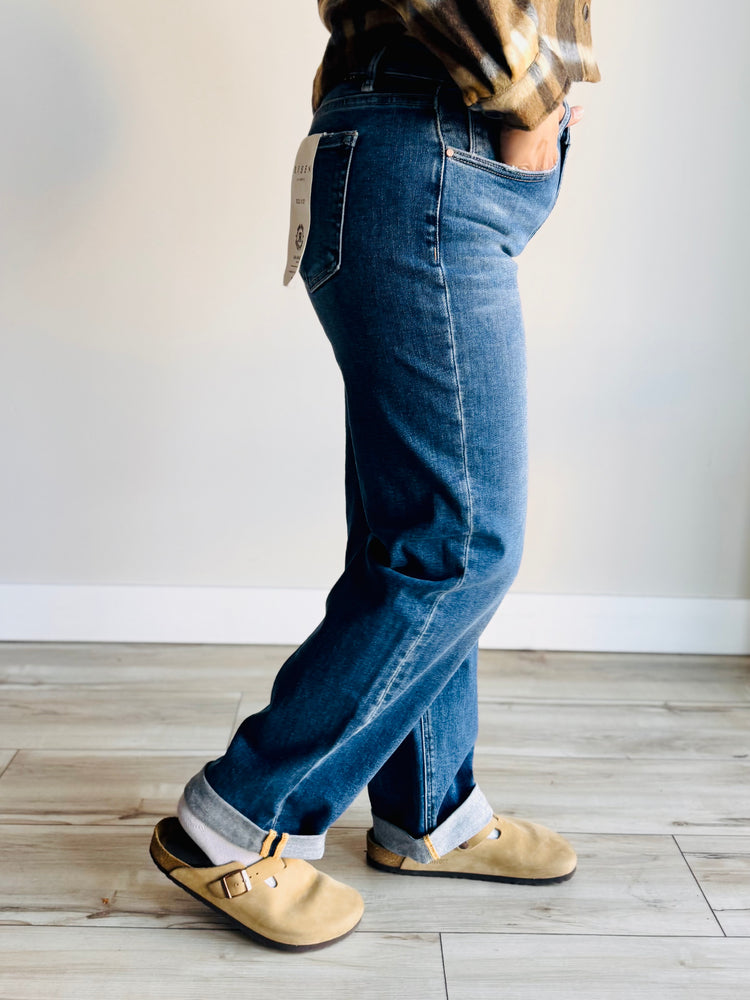 Hudson Mid-Rise Boyfriend Denim