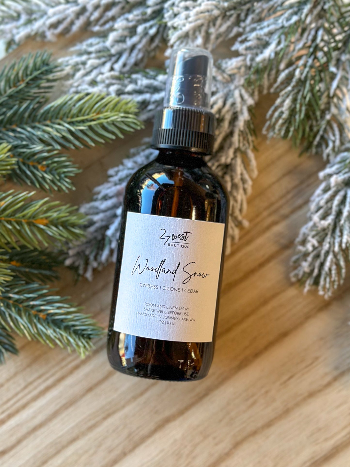 27 West Room Spray- Woodland Snow - 4oz - 27 West