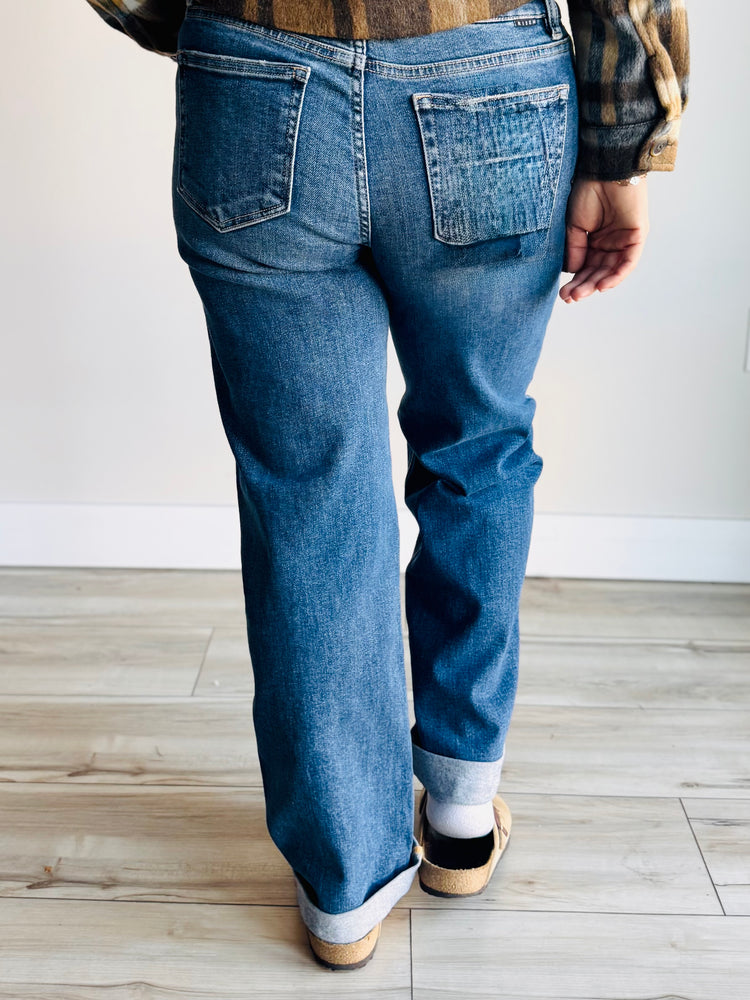 Hudson Mid-Rise Boyfriend Denim