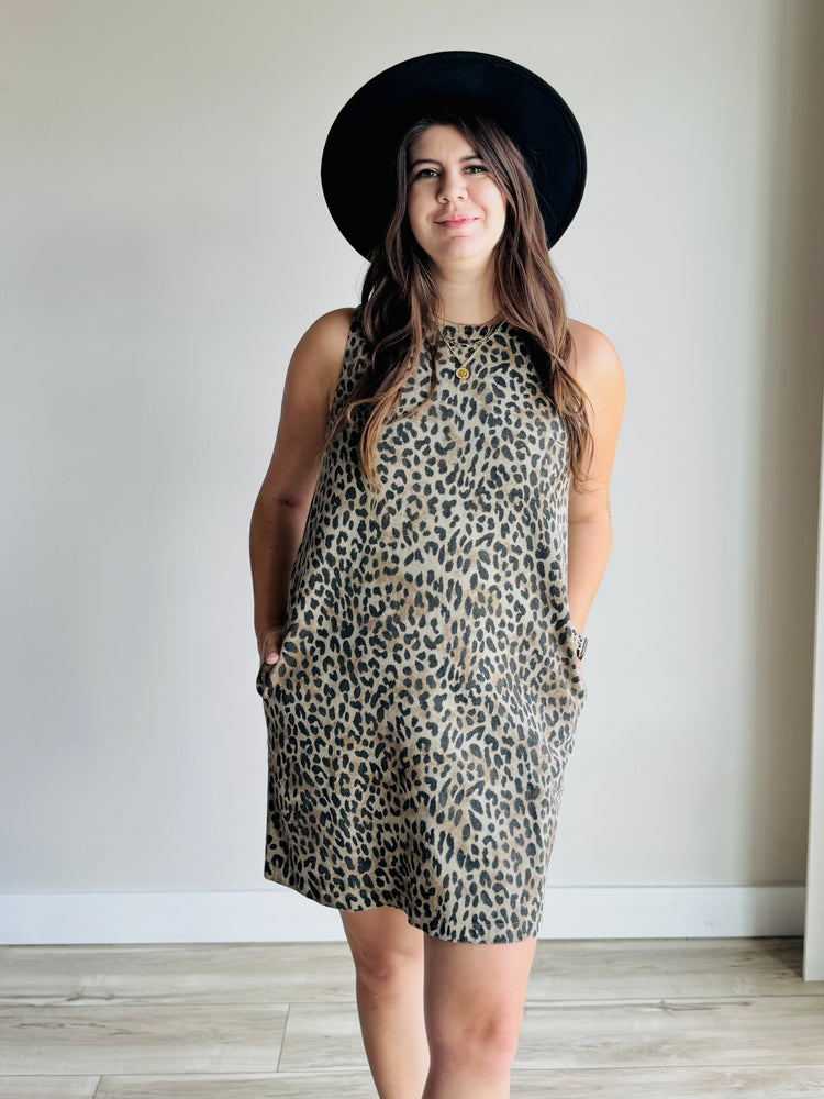 Lauren Animal Print Mini Dress