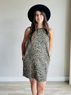 Lauren Animal Print Mini Dress