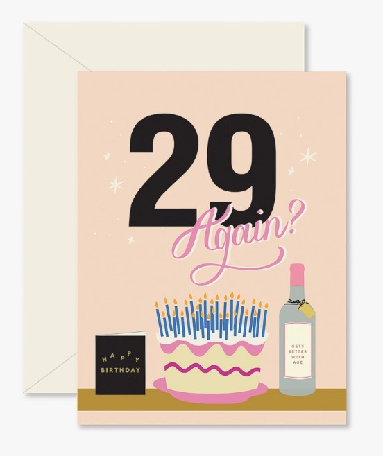 29 Again Birthday Card – 27 West