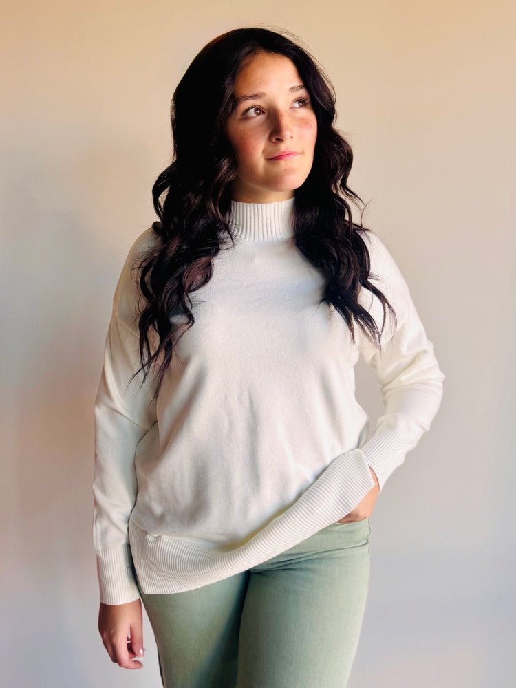 Meredith Mock Neck Sweater
