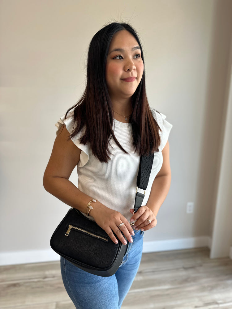 Savannah Crossbody Bag - Black