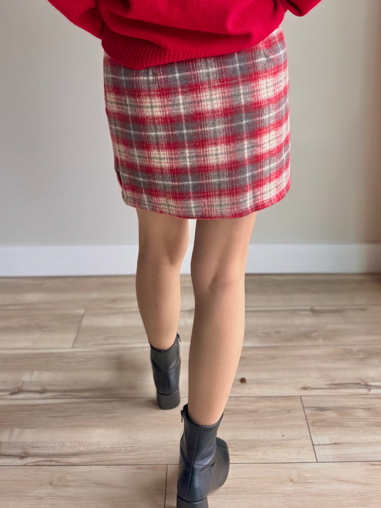 Lola Plaid Mini Skirt