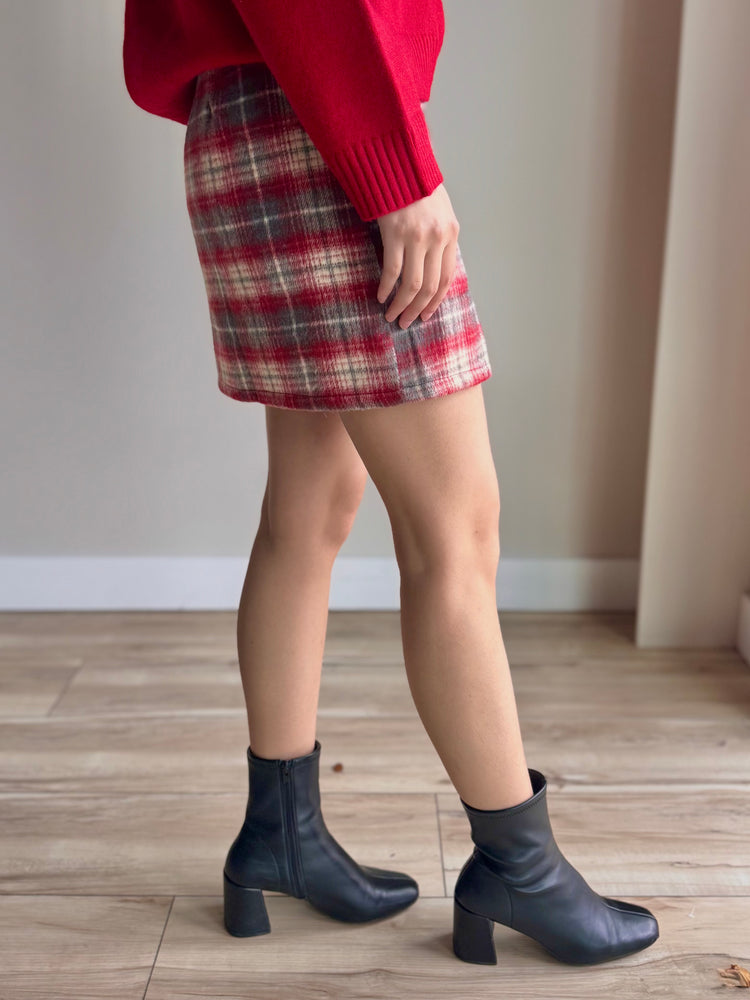 Lola Plaid Mini Skirt