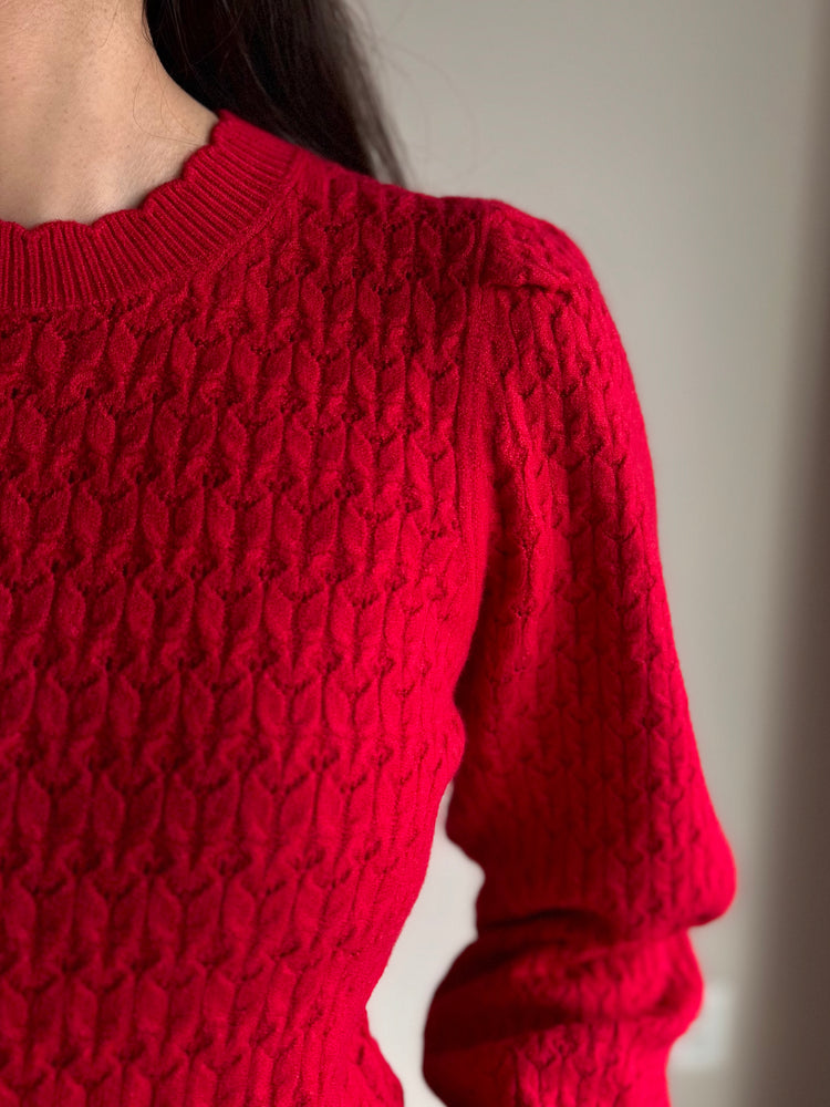 Izzy Puff Shoulder Sweater