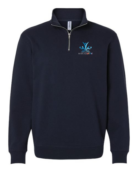 Reading Write Alaska 1/4 Zip- Navy (Unisex) - 27 West