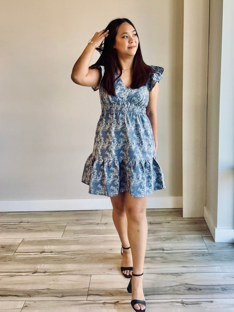 Jolie Jacquard Dress