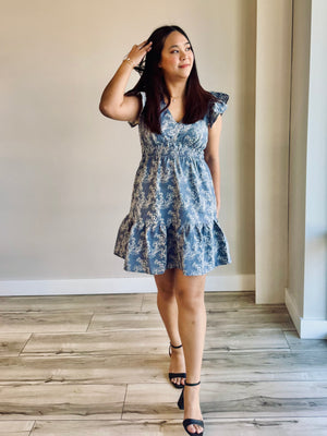 Jolie Jacquard Dress