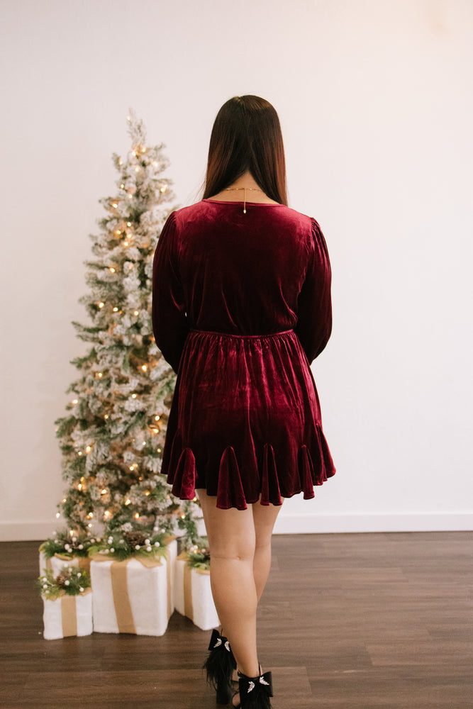 Myra Velvet Mini Dress