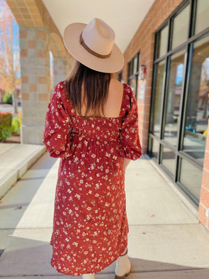 Nala Floral Midi Dress