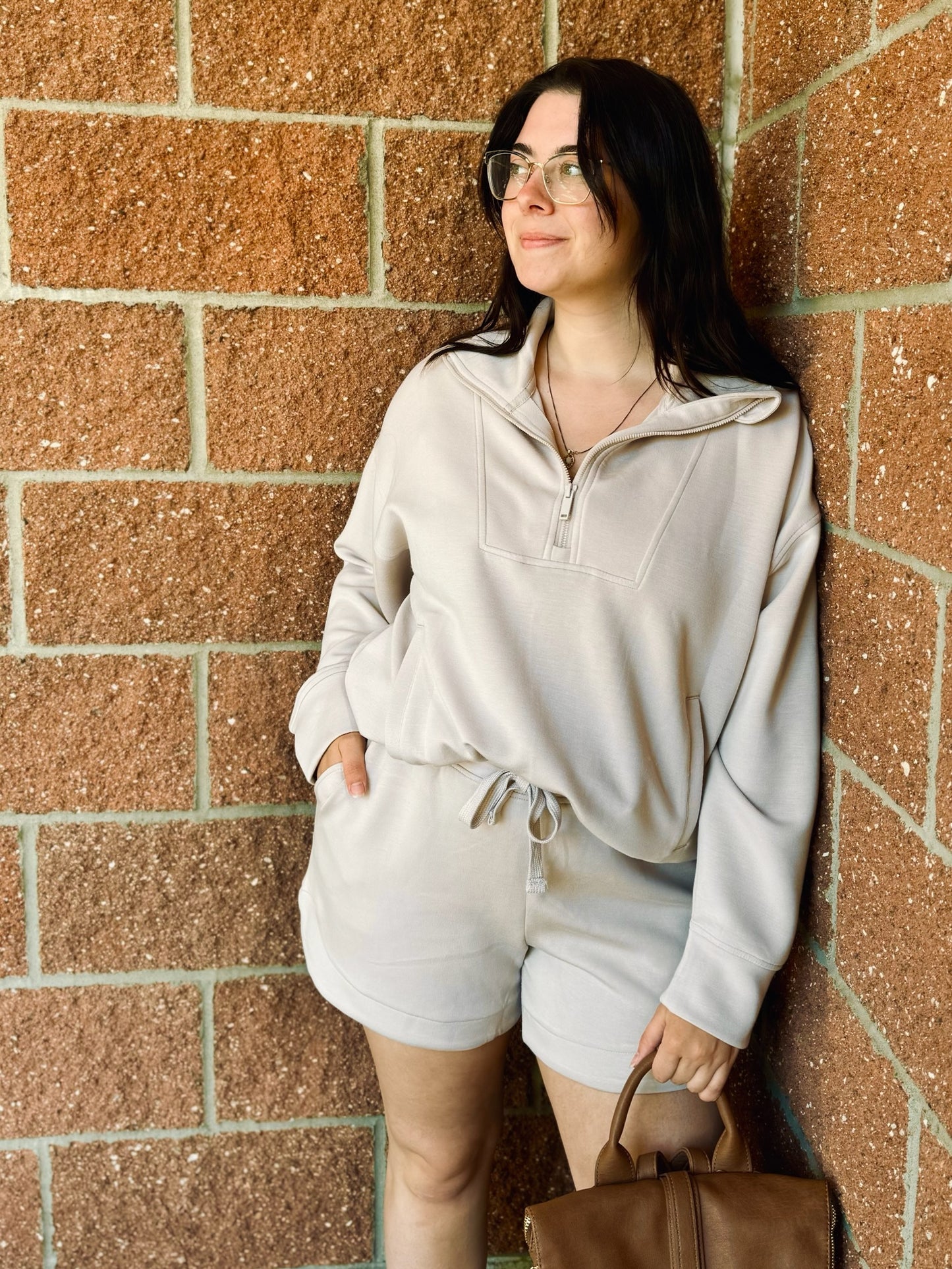 Kaitlyn Lounge Shorts - Cream - 27 West