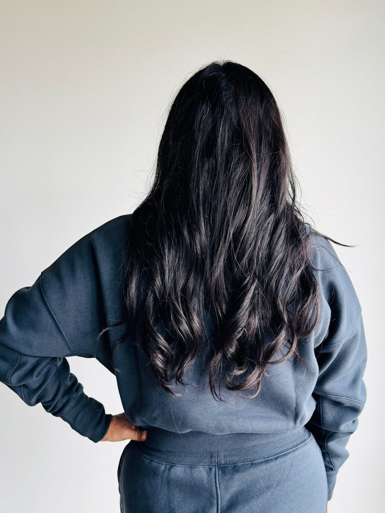 Iris Cinched Waist Crewneck