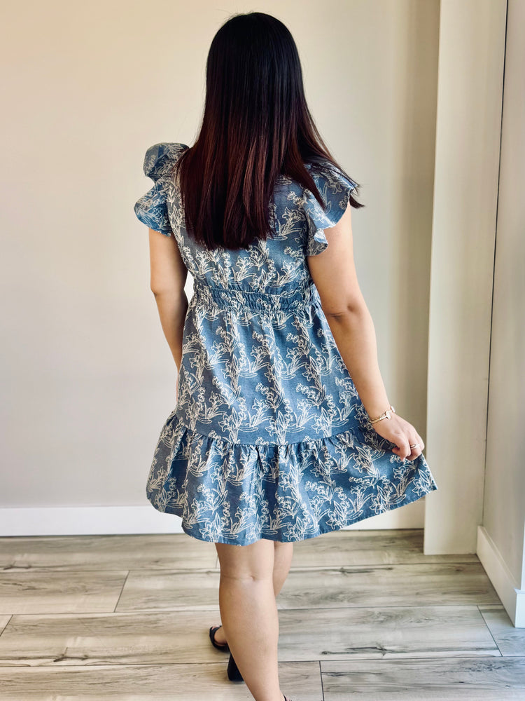 Jolie Jacquard Dress