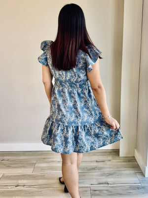 Jolie Jacquard Dress