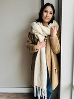 Cozy Knit Scarf - Ivory