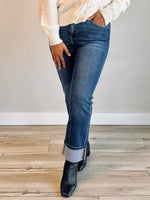 Frankie High Rise Cuffed Denim