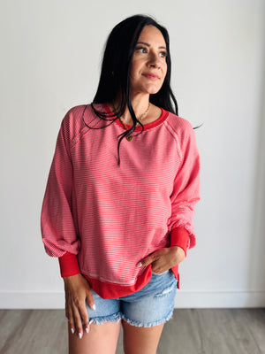 Cassie Striped Pullover