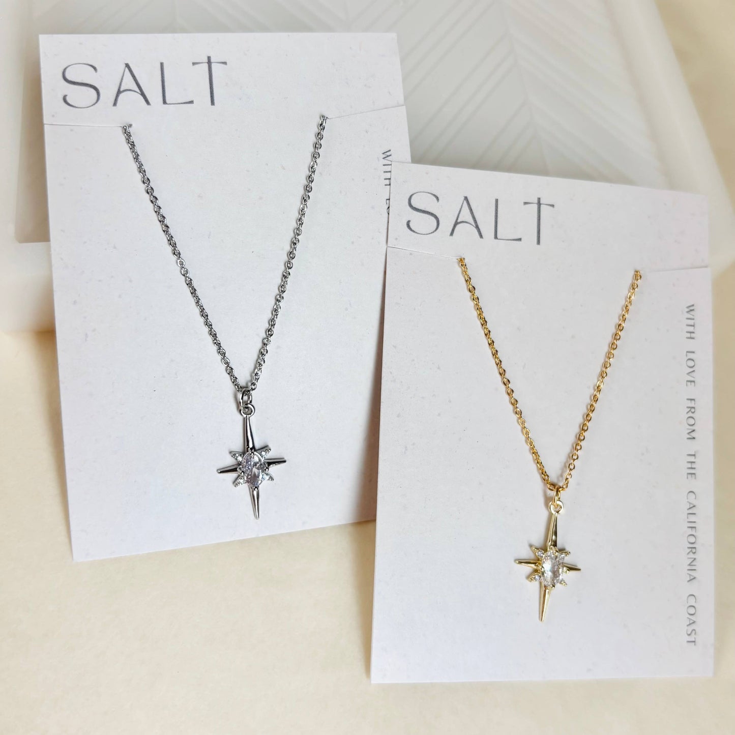 Starburst Necklace - Silver - 27 West