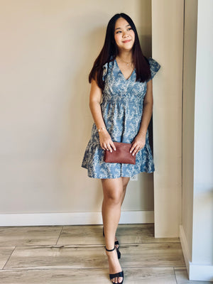 Jolie Jacquard Dress