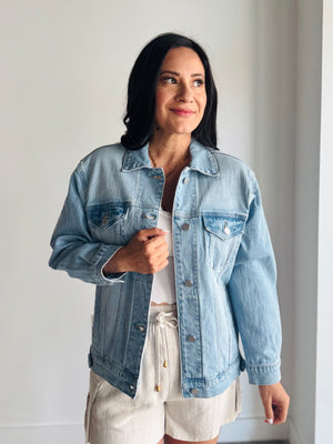 Darian Oversized Denim Jacket