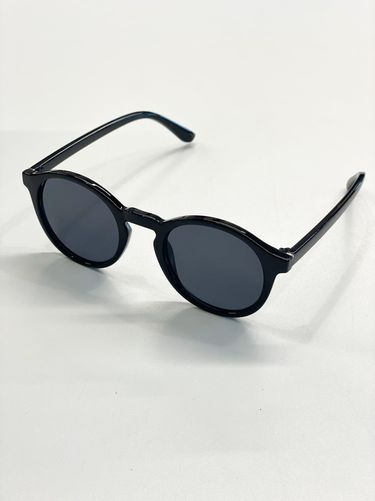Aspen Round Sunglasses - Black