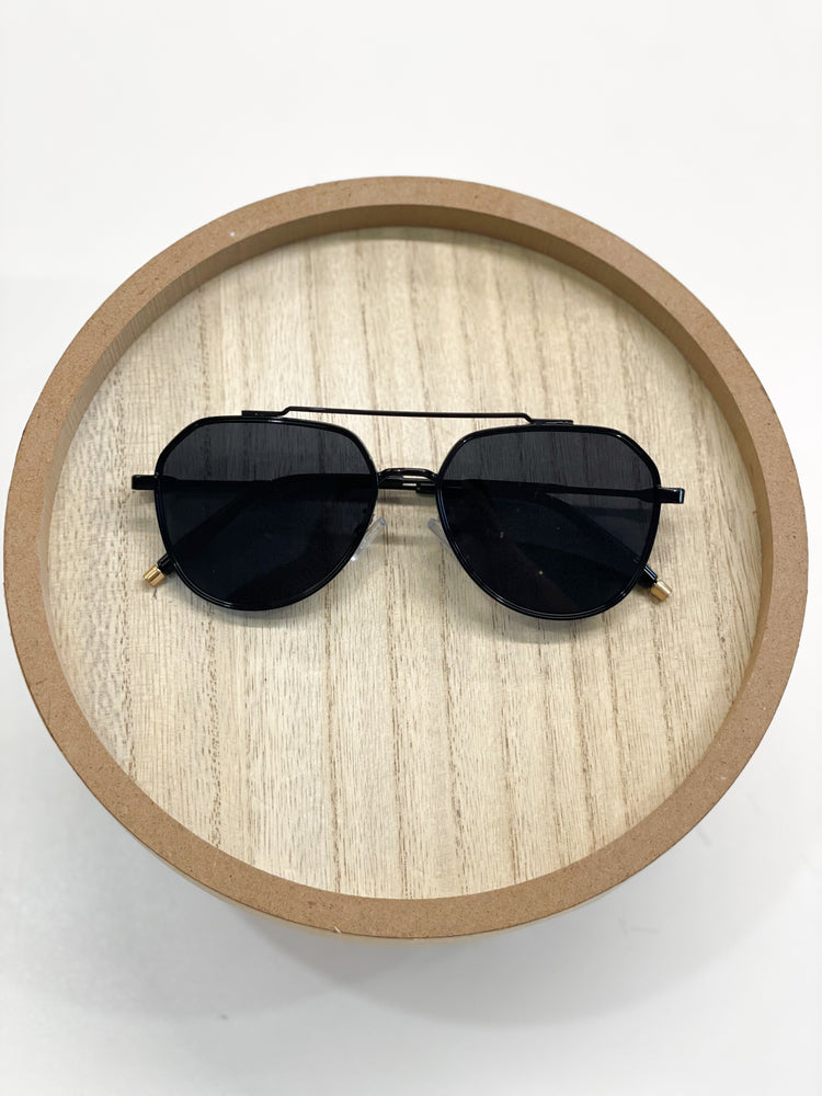 Tilly Aviator Sunglasses - Black