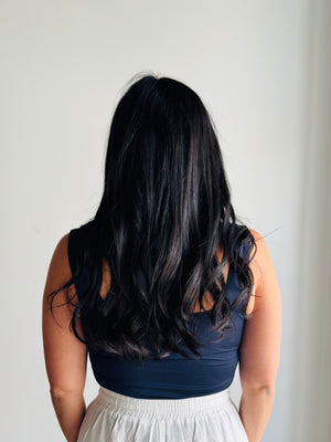 Ayla Tank Top Bodysuit - Navy
