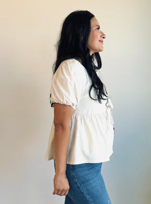 Lola Front Tie Blouse