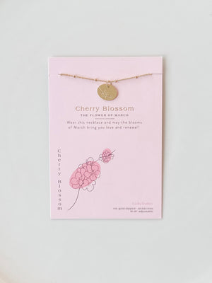 Birth Month Flower Necklace