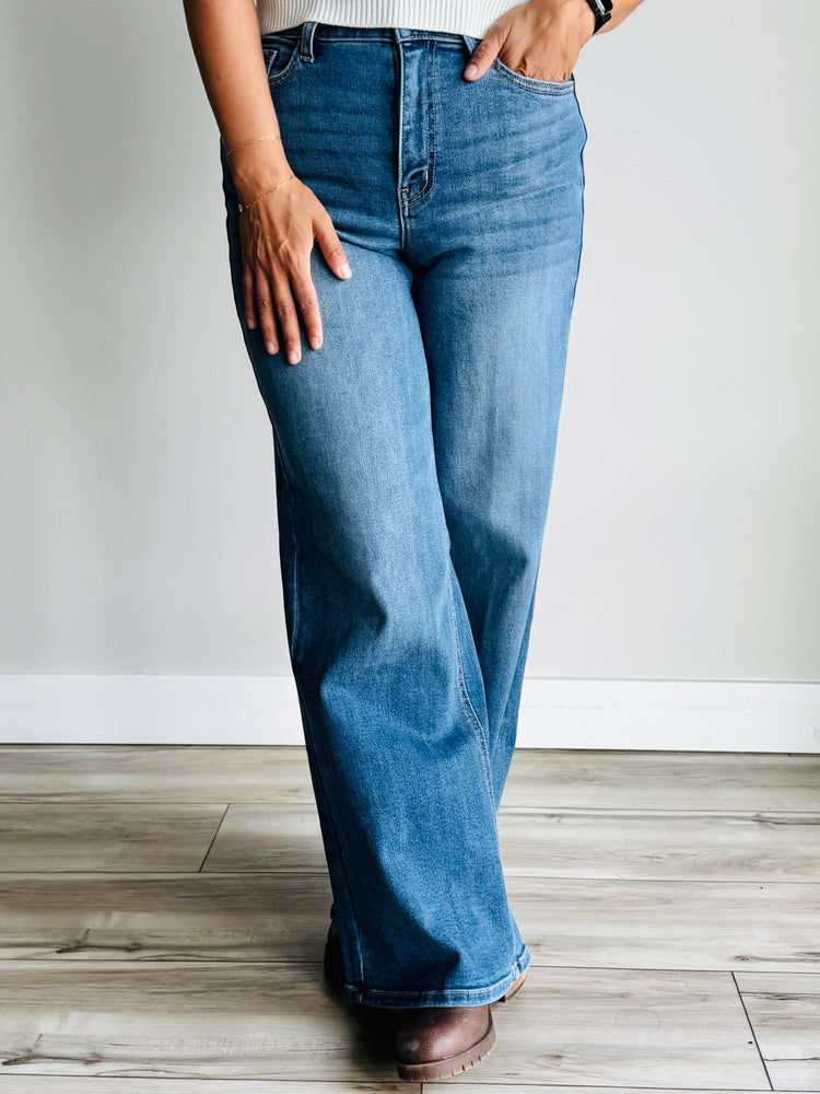 Noelle High Rise Wide Leg Denim