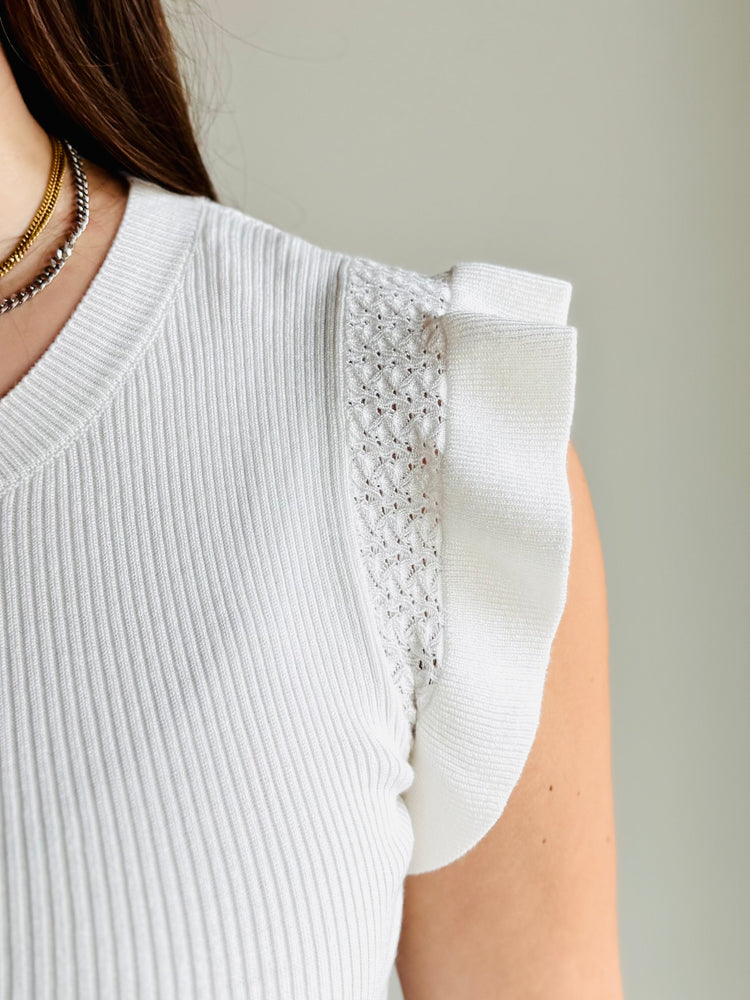 Shannon Ruffle Sleeve Top