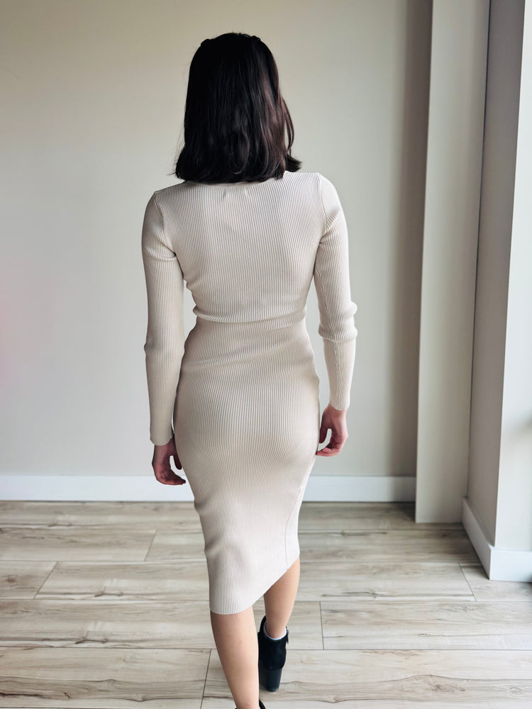 Marissa Bodycon Sweater Midi Dress