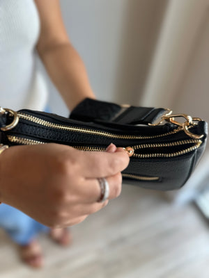 Savannah Crossbody Bag - Black