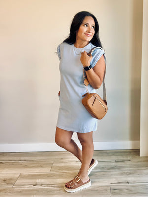 Katrina Braided Cap Sleeve  Dress