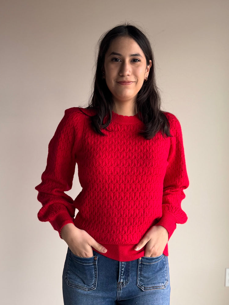 Izzy Puff Shoulder Sweater