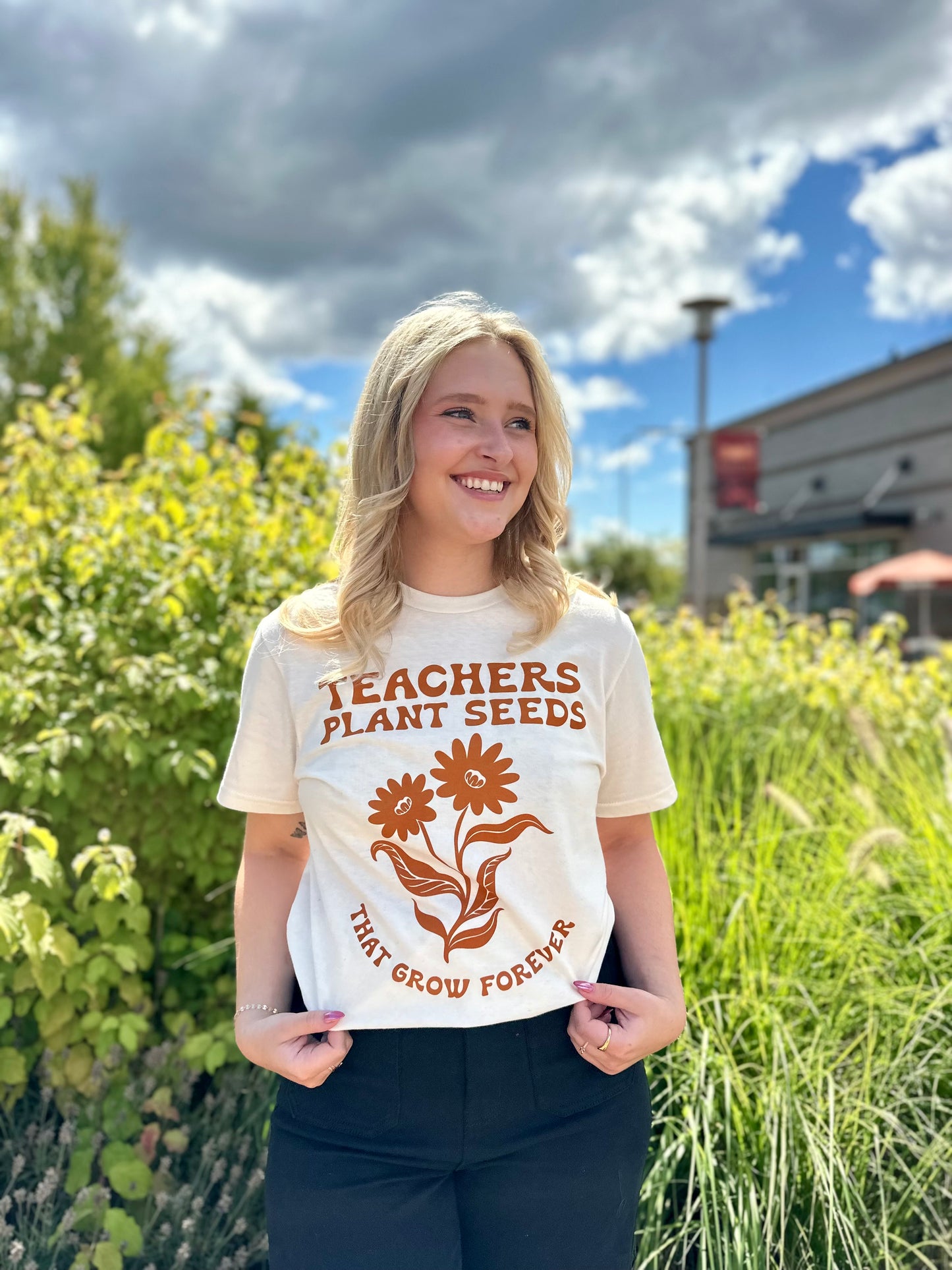 Teachers Plant Seeds Graphic Tee - 27 West